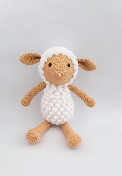 Kuzucuk Uyku Arkadaşı Amigurumi Organik Oyuncak ürün görseli 1