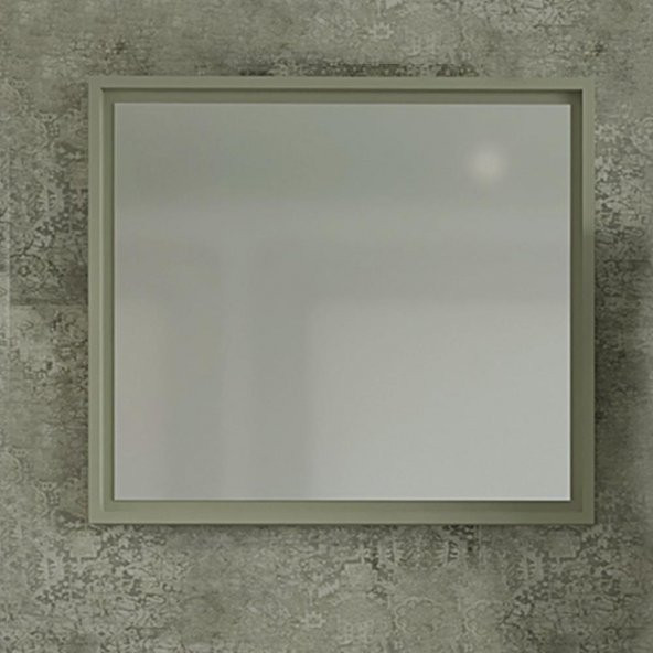 Denko Beyoğlu 85 cm MDF Gri Banyo Dolabı Aynalı Üst Modülü ürün görseli 1
