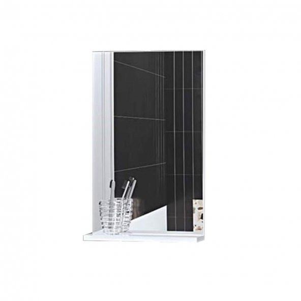 Denko Rio 45 MDF Lake Banyo Dolabı Aynalı Üst Modülü ürün görseli 1