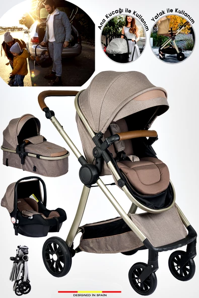 Baby Home 990 Neo 6 In 1 Travel Sistem Bebek Arabası ürün görseli 1