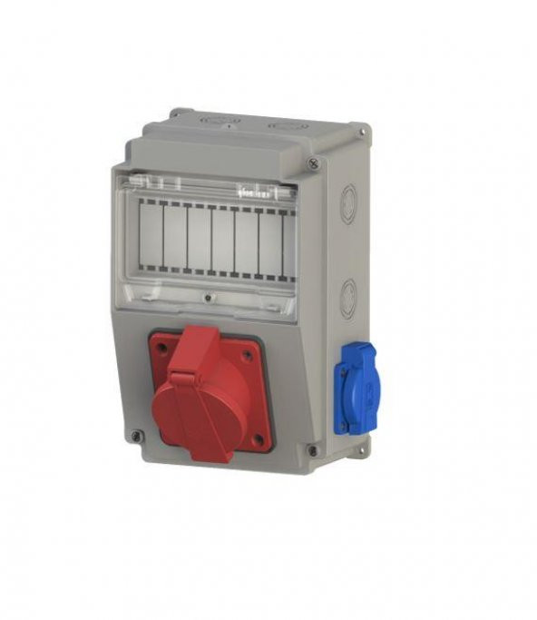 Ne-Ad 5x16 1 Adet Ön + 1x16A 2 Adet Yan Prizli Kombinasyon   5027 ürün görseli 1