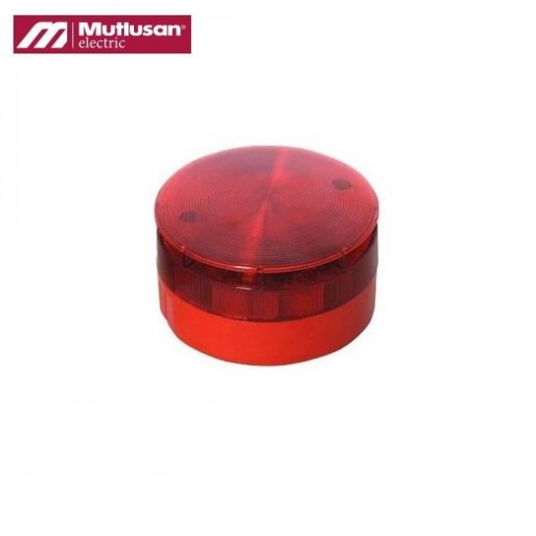 Mutlusan Ledli Flaşörlü Elektronik Siren 12V 85-105db IP20 (102 111 000012) ürün görseli 1