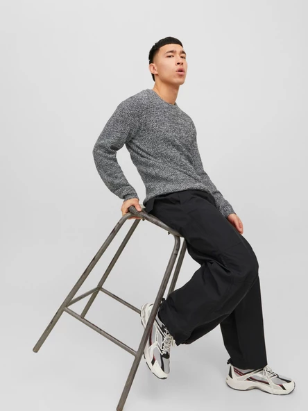 JACK JONES Erkek Örme Akrilik Kazak 12243000 - Resim 6