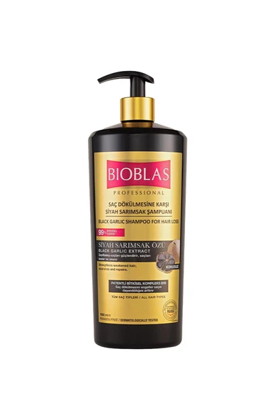 Bioblas Bioblas Saç Dökülmesine Karşı Siyah Sarımsak Şampuanı 1000 ml ürün görseli 1