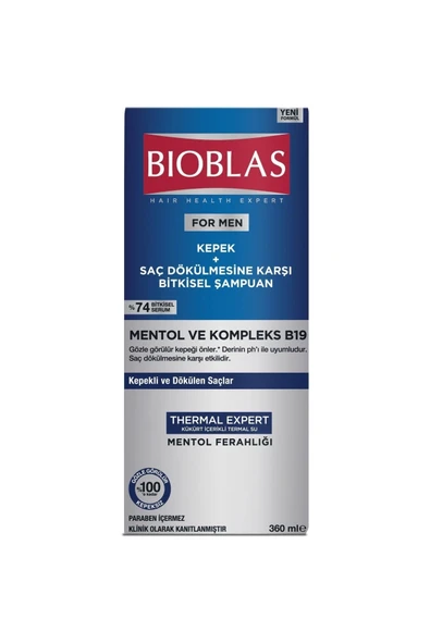 Bioblas Bioblas Şampuan Formen Kepekli Dökülen Saçlar 360 Ml ürün görseli 1