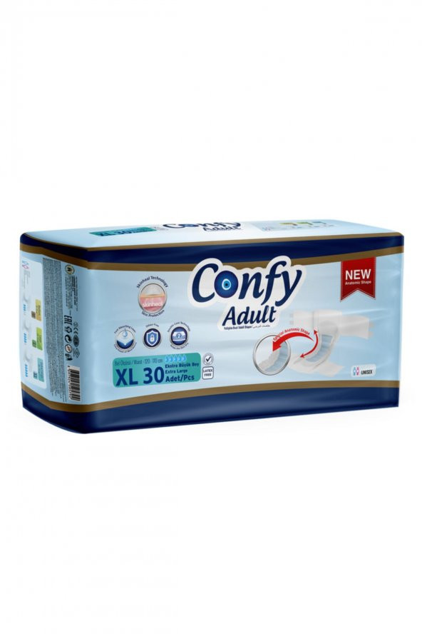 Confy Adult Yetişkin Bezi Extralarge 30lu ürün görseli 1