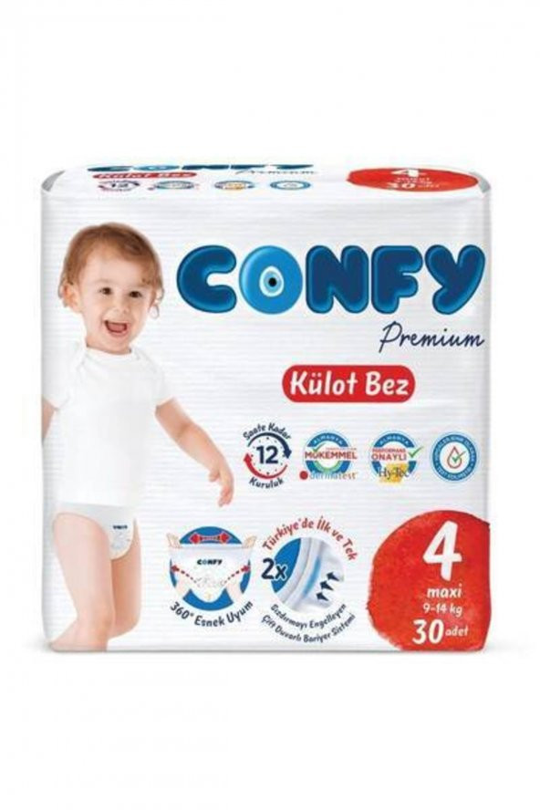 Confy Premıum Kulot Bebek Bezi 4 Maxi Ekonomik 30 Lu ürün görseli 1