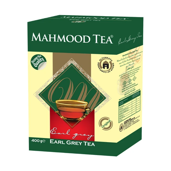 Mahmood Tea Bergamotlu Seylan Dökme Çayı Earl Grey  Kutu 400 G ürün görseli 1
