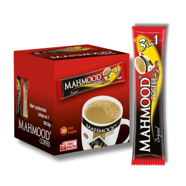 Mahmood Coffee 3'ü 1 Arada 48'li Hazır Kahve ürün görseli 1