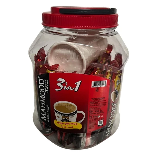 Mahmood Coffee   3 ü 1 Arada Hazır Kahve 42 Adet ve Ped Fincan ürün görseli 1