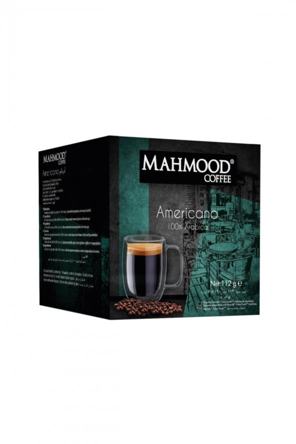 Mahmood Coffee Dolce Gusto Americano Kapsül Kahve 16 Adet X 7 Gr ürün görseli 1