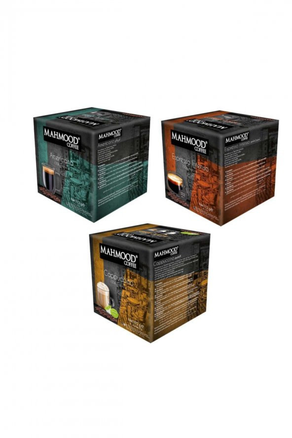 Mahmood Coffee Dolce Gusto Kapsül Kahve Çeşitleri 16 Adet X 3 lü Set ürün görseli 1