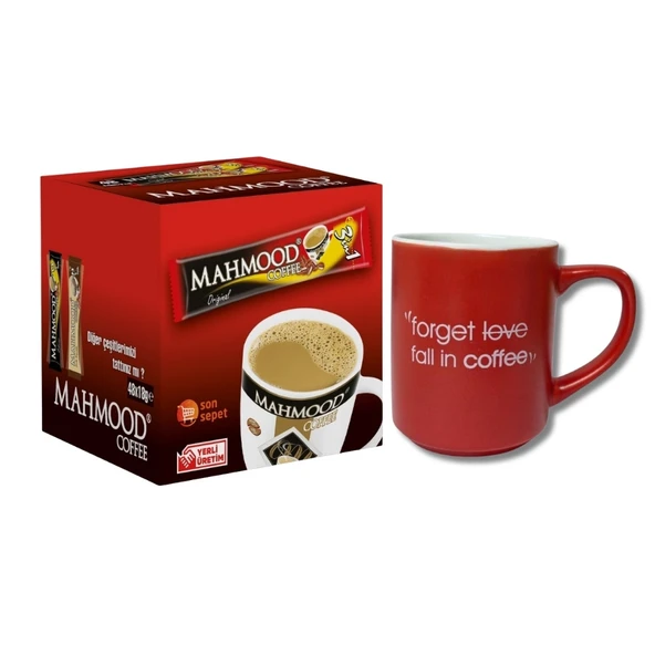 Mahmood Coffee 3 ü 1 Arada 48 Adet ve  Kupa Bardak ürün görseli 1