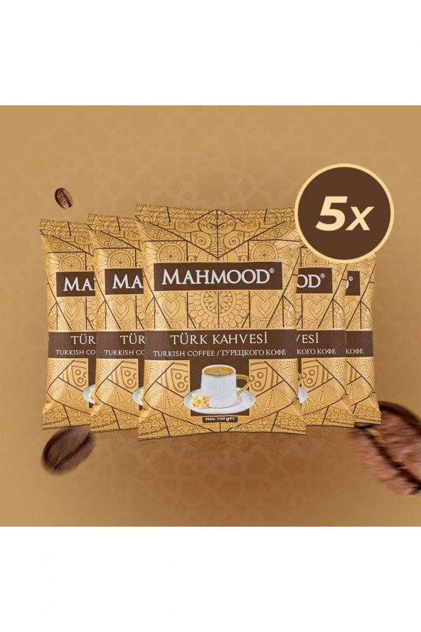 Mahmood Orta Kavrulmuş Türk Kahvesi 100 Gr X 5 Adet ürün görseli 1