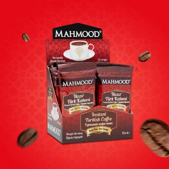 Mahmood Coffee Sade Hazır Türk Kahvesi 12 Adet X 6 gr ürün görseli 1