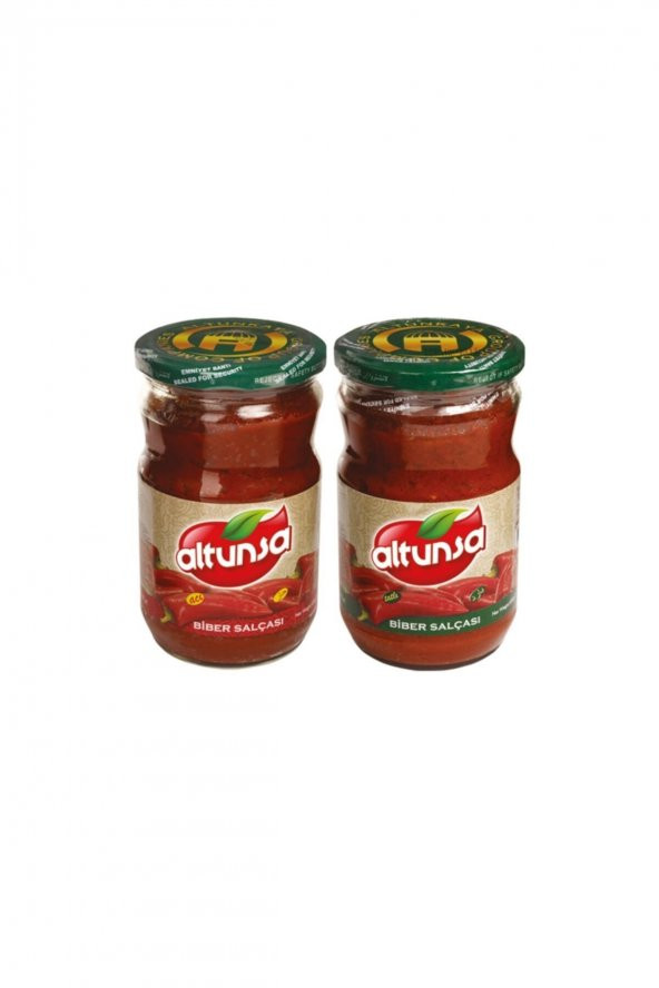 Altunsa Biber Salçası Acı ve Tatlı 2li Set (650 Gr X 2 ) ürün görseli 1
