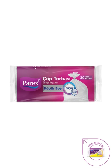 Parex Güçlü Mini Küçük Boy Çöp Torbası 40 X 50 cm ürün görseli 1
