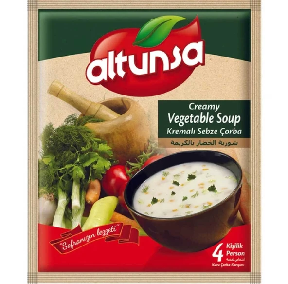 Altunsa Hazır Çorba Kremalı Sebze 60 Gram ürün görseli 1