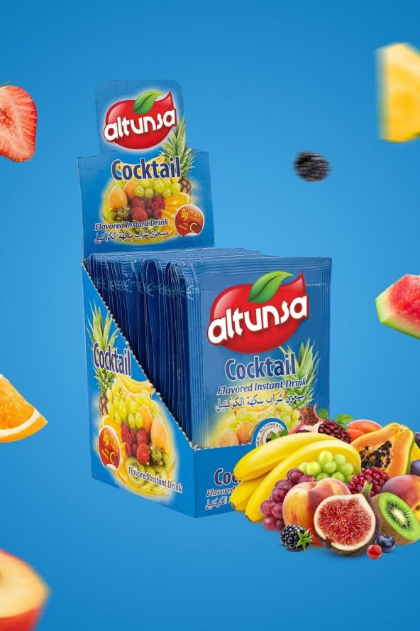 Altunsa Kokteyl Aromalı Soğuk Toz Içecek 9 Gr X 24 Adet ürün görseli 1