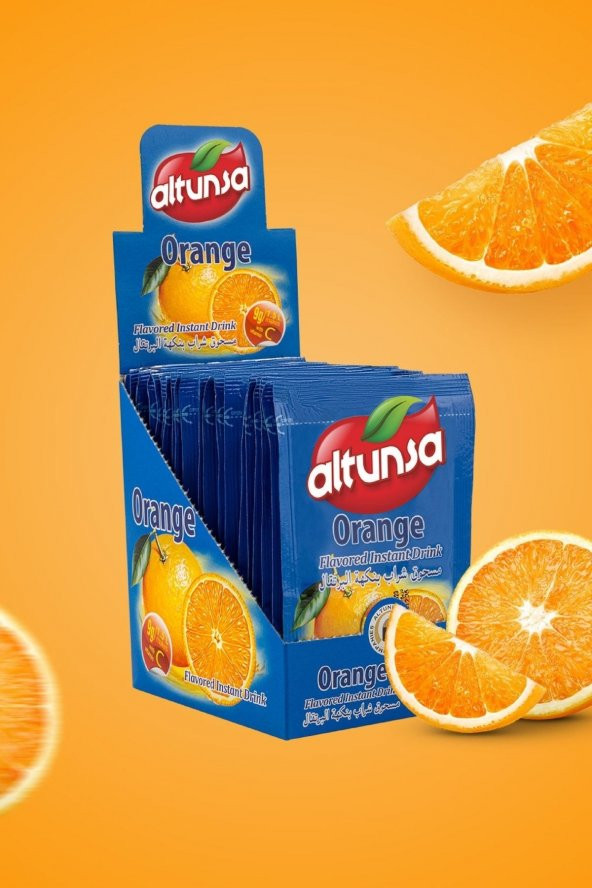 Altunsa Portakal Aromalı Soğuk Toz Içecek  9 Gr X 24 Adet ürün görseli 1
