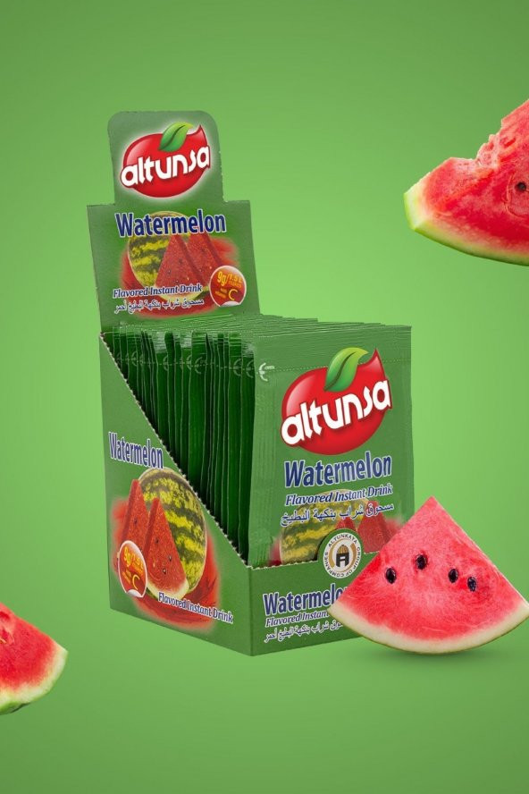 Altunsa Karpuz Aromalı Soğuk Toz İçecek  9 Gr X 24 Adet ürün görseli 1