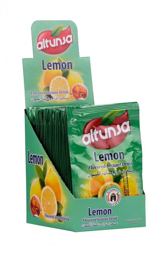 Altunsa Limon Aromalı Soğuk Toz Içecek  9 Gr X 24 Adet ürün görseli 1