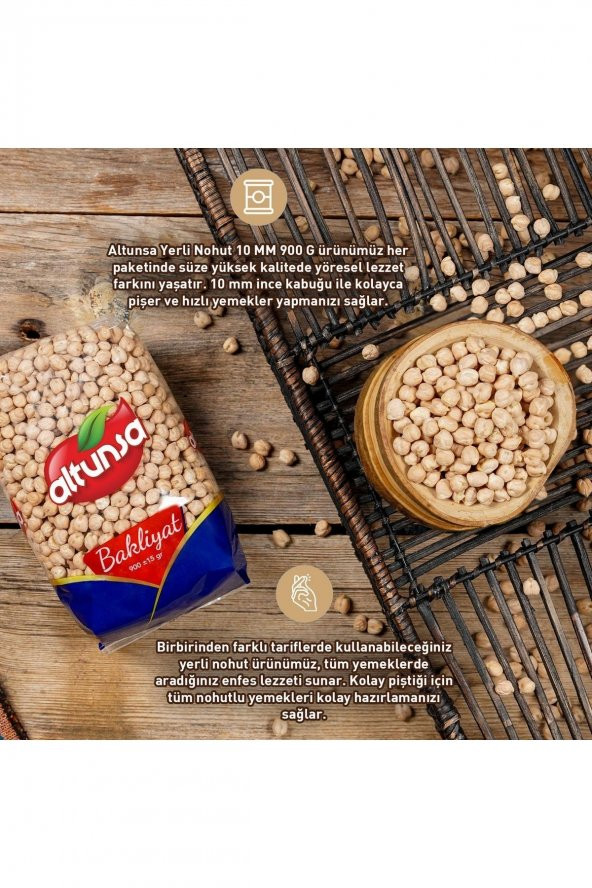 Altunsa Yerli Nohut 900 G - Resim 3