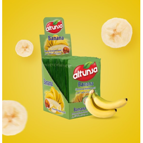 Altunsa Muz Aromalı Soğuk Toz Içecek 9 Gr X 24 Adet ürün görseli 1