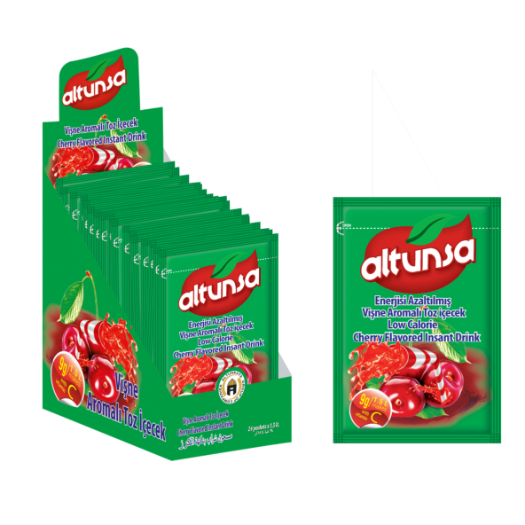 Altunsa Vişne Aromalı Soğuk Toz Içecek  9 gr x 24 Adet ürün görseli 1