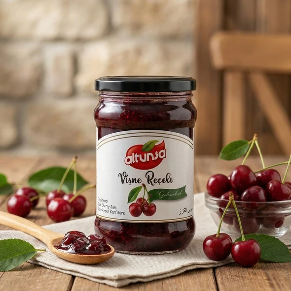 Altunsa Vişne Reçeli 380 Gr - Resim 2