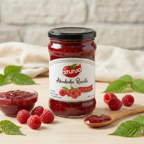 Altunsa Ahududu Reçeli 380 Gr - Resim 2