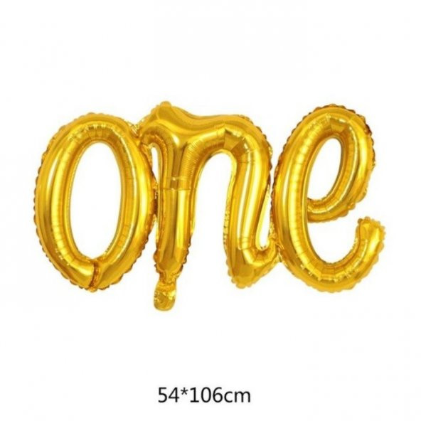Gold One Folyo Balon ürün görseli 1