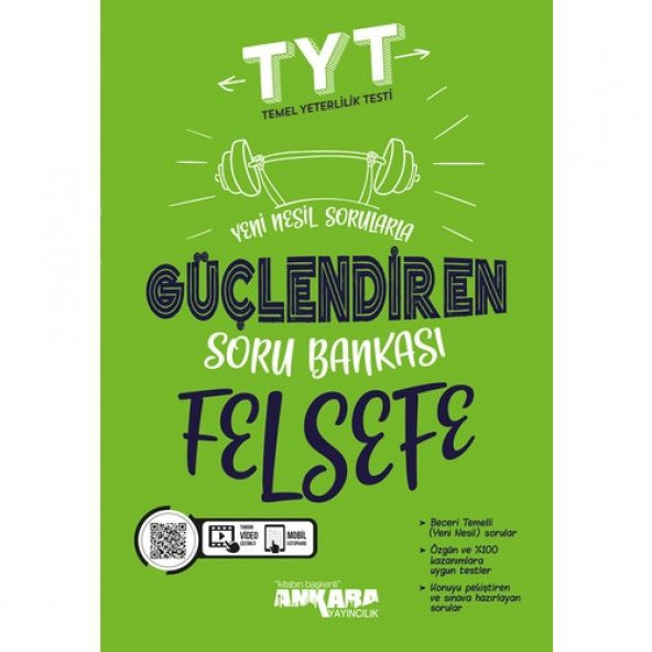 Ankara Yayıncılık  Yks Tyt Güçlendiren Felsefe Soru Bankası ürün görseli 1