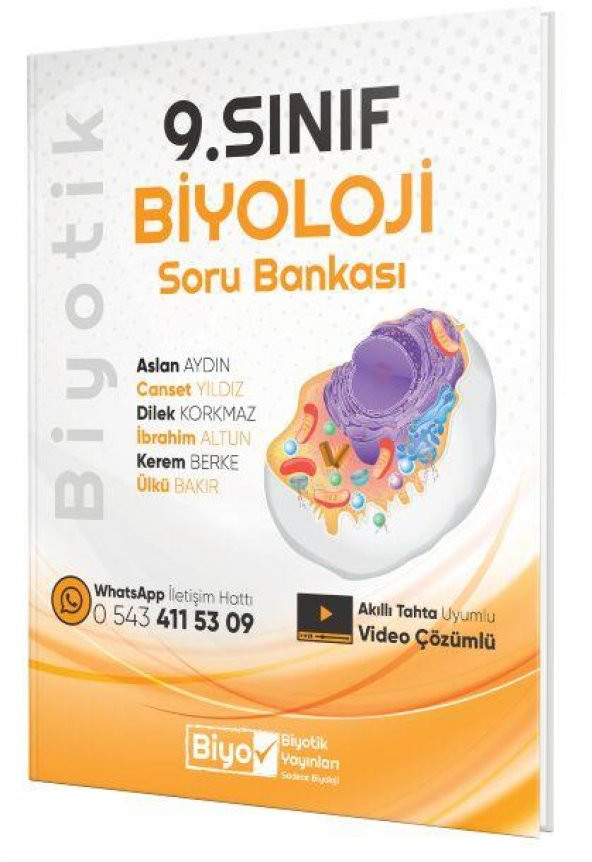 9. Sınıf Biyoloji Biyotik Soru Bankası Biyotik Yayınları ürün görseli 1