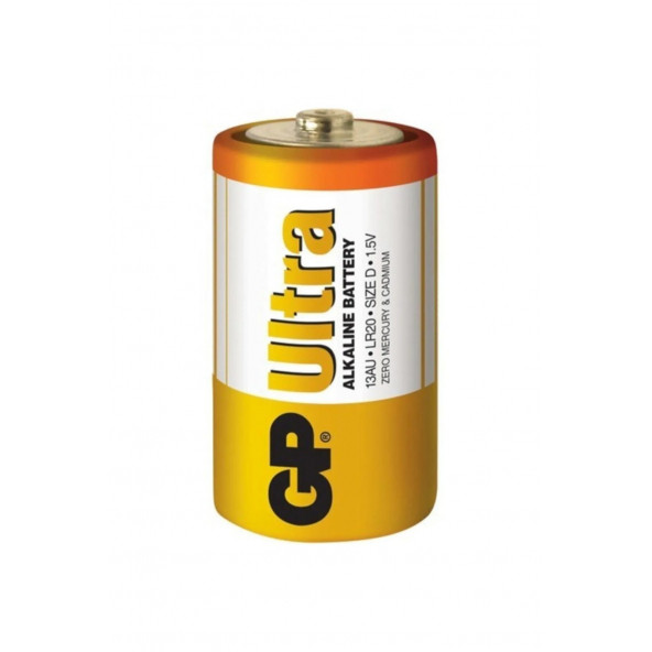 Gp Ultra Alkalin 2'li D Boy Kalın Pil - Resim 2