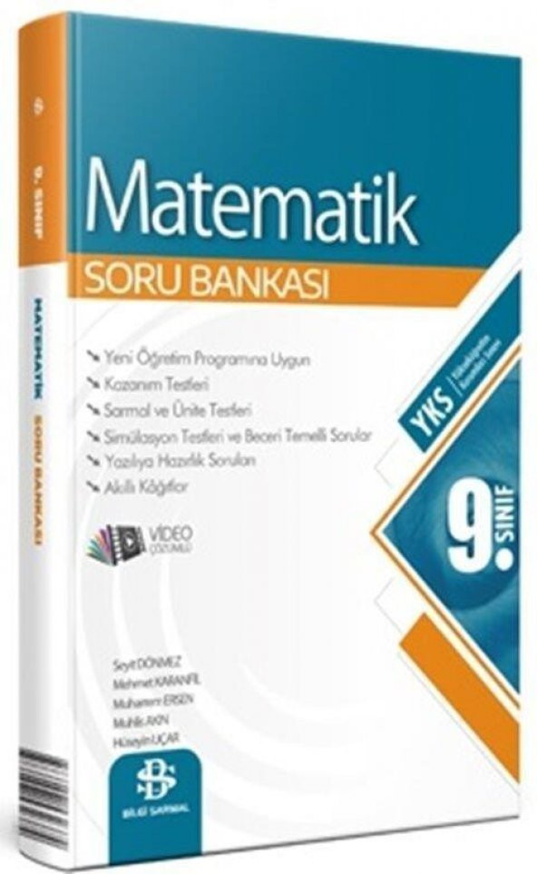9. Sınıf Matematik Soru Bankası Bilgi Sarmal Yayınları ürün görseli 1