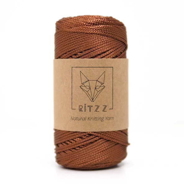 Floş Makrome İpi / 2 MM / Tarçın - Resim 2