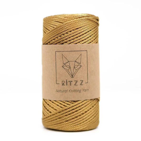 Floş Makrome İpi / 2 MM / Hardal ürün görseli 1