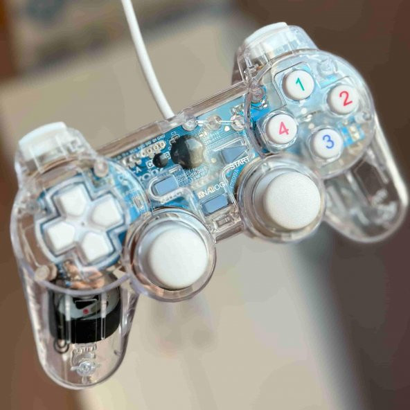 Zhltech Şeffaf Oyun Kolu Gamepad WN-1125 - Resim 2
