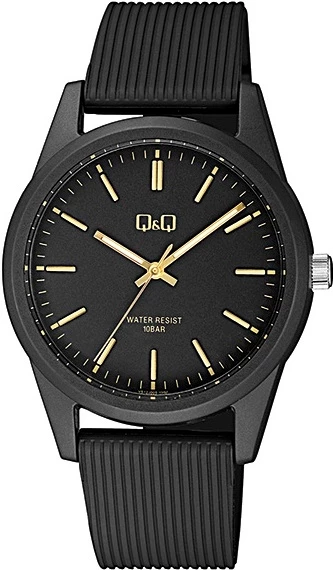 Q&Q VS12J005Y Su Geçirmez Silikon Kordonlu Unisex Kol Saati ürün görseli 1