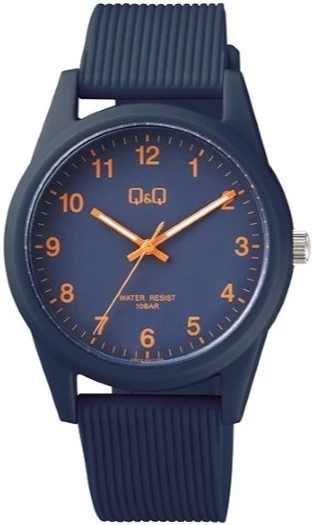 Q&Q VS12J012Y Su Geçirmez Silikon Kordonlu Unisex Kol Saati ürün görseli 1
