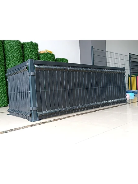 Renklievim Mezarlık, Kolay Kurulum Mezarlık Antrasit PVC Kaplama , Mezarlık alanı çevirme 85x185CM ürün görseli 1