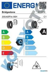 Bridgestone Blizzak LM005 205/65R16 95H (Kış) (2023) ürün görseli 1