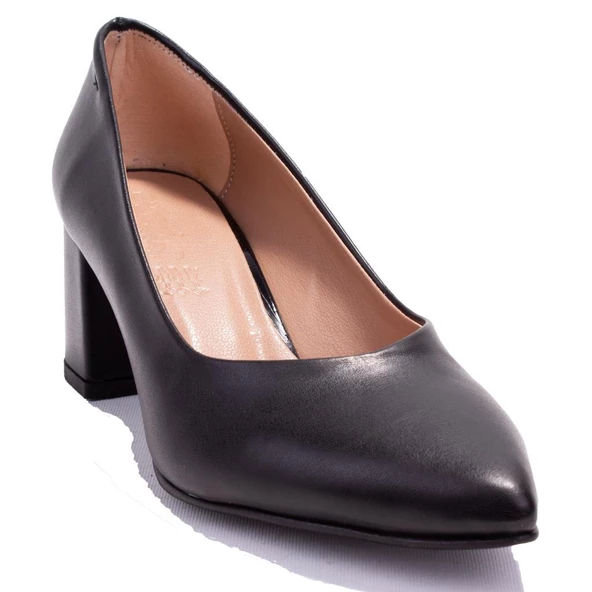 Dagoster DZA07-2681154 Siyah Stiletto Topuklu Kadın Ayakkabı ürün görseli 1
