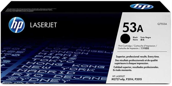HO Q7553A SIYAH TONER (P2015/2014/M2727) - Resim 2