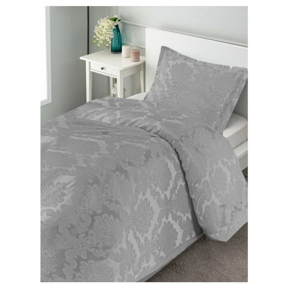 jolly home şönil  tek kişilik yatak örtüsü 160*240  gümüş ürün görseli 1