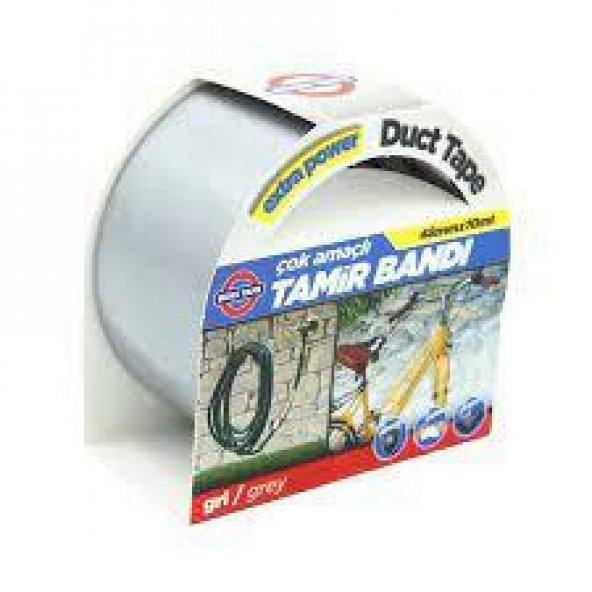 Boss Tape Duct Tape Tamır Bandı 48mmx10mt-Gri ürün görseli 1