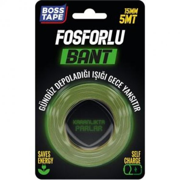 Boss Tape Fosforlu Bant 15MMX5MT ürün görseli 1