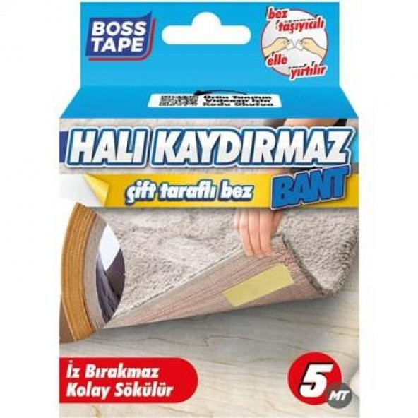 Boss Tape Halı Yapıştırma   Kaydırmaz Bant 25X5MT ürün görseli 1