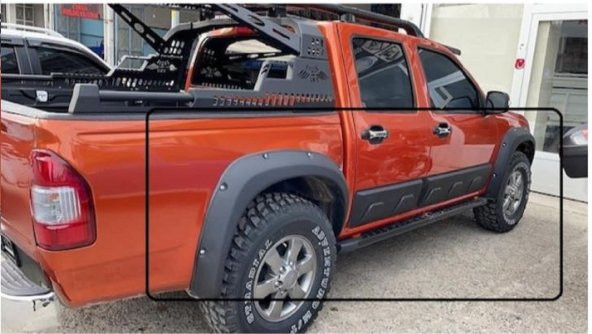 ÇAMURLUK DODİK TAKIMI ISUZU DMAX 2015+2019 - Resim 2
